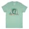 Sage Green Dancing Cowboy Skeletons Adult Crew Neck T-Shirt by Celebrate It™